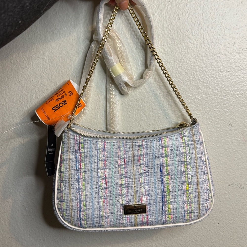 Kate Spade Multicolor Tweed Shoulder Bag